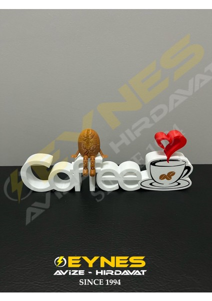 Elite Kahve Köşesi Dekoru Coffe Yazısı 3D 1 Adet