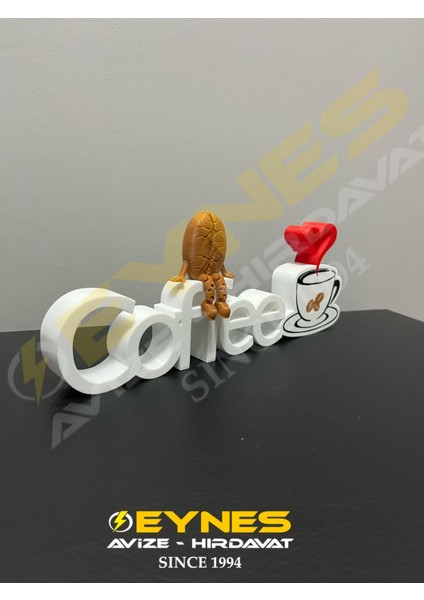 Elite Kahve Köşesi Dekoru Coffe Yazısı 3D 1 Adet