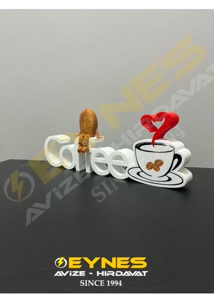 Elite Kahve Köşesi Dekoru Coffe Yazısı 3D 1 Adet