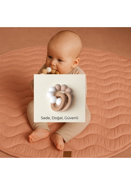 Gıda Sınıfı Silikon Bebek Diş Kaşıyıcı – Güvenli, BPA İçermez ve Ergonomik Tasarım