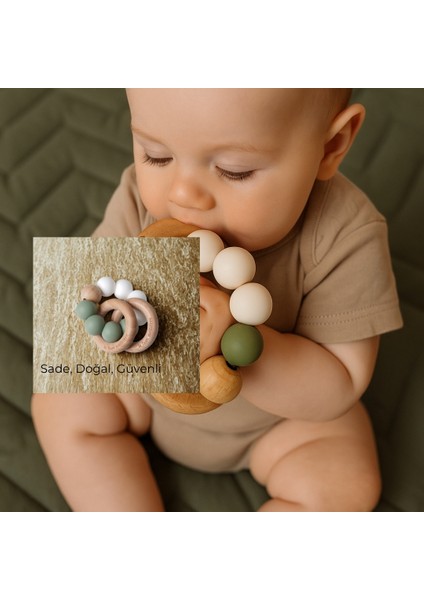 Gıda Sınıfı Silikon Bebek Diş Kaşıyıcı – Güvenli, BPA İçermez ve Ergonomik Tasarım