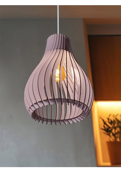 Vialux Bohem Modern Ahşap Avize Rustik Aydınlatma Butik Otantik Tekli Sarkıt Cafe Salon Mutfak Avize Lamba Yemek Masası Üzeri Avize modelleri