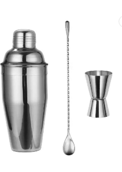 Çelik Kokteyl Hazırlama Seti 750 Ml, şık ve kullanışlı, kaliteli malzeme ile hazırlanmış.