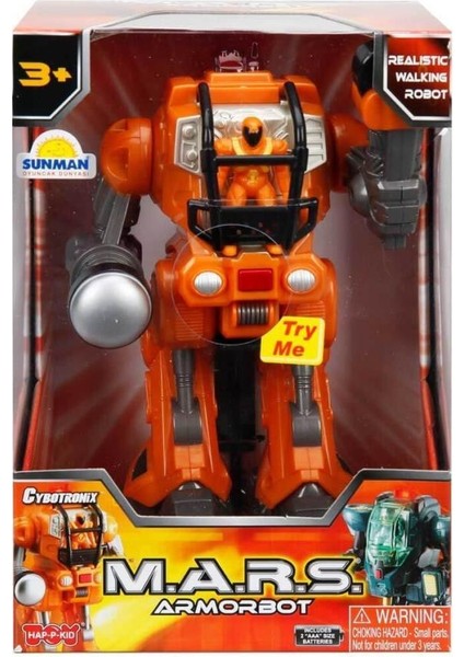 Nessiworld M.a.r.s Sesli ve Işıklı Zırhlı Robot