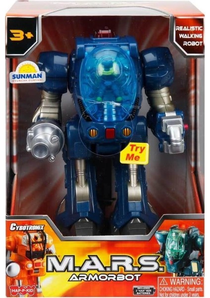 Nessiworld M.a.r.s Sesli ve Işıklı Zırhlı Robot