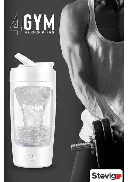 Elektrikli 4'lü Şarjlı Protein Öğütücü, 650 ml, Beyaz, Hafif ve Pratik Kullanım fiyatları