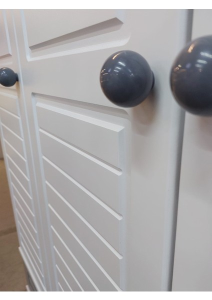 Stella Beyaz %100 Mdf 3 Kapılı Bebek&çocuk Gardırop fiyatları