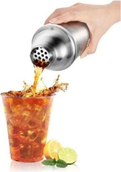 Paslanmaz Çelik Shaker Kokteyl Seti 3'lü, 350-700 ml, Türkiye Menşei