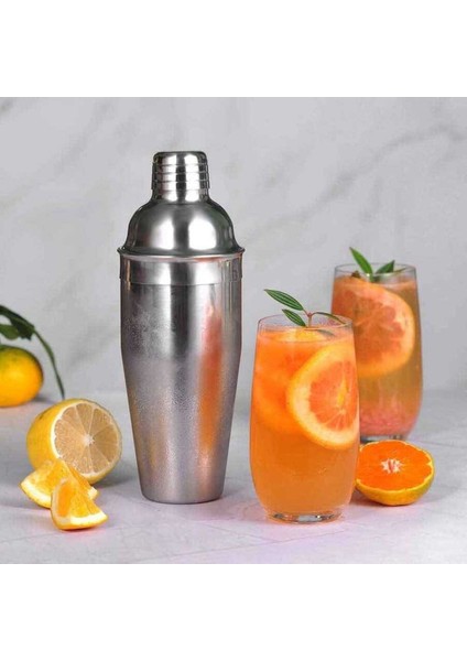 Paslanmaz Çelik Kokteyl Şakeri 350 ml, Pratik ve Şık Tasarım
