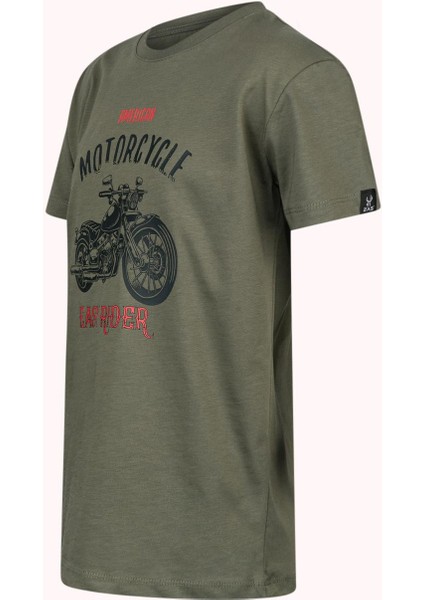 Aja Çocuk Baskılı T-Shirt Haki 212 fiyatları