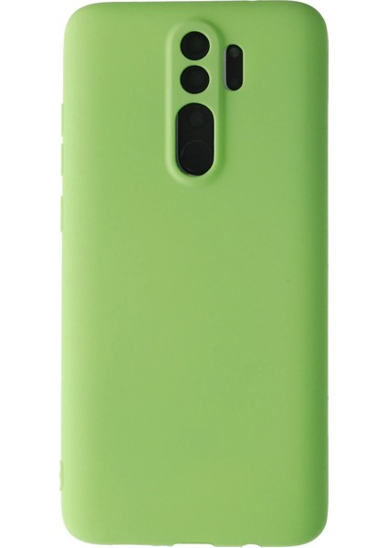 Xiaomi Redmi Note 8 Pro Kılıf First Silikon - Yeşil Inslm