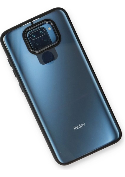 Xiaomi Redmi Note 9 Kılıf Dora Kapak - Siyah Inslm