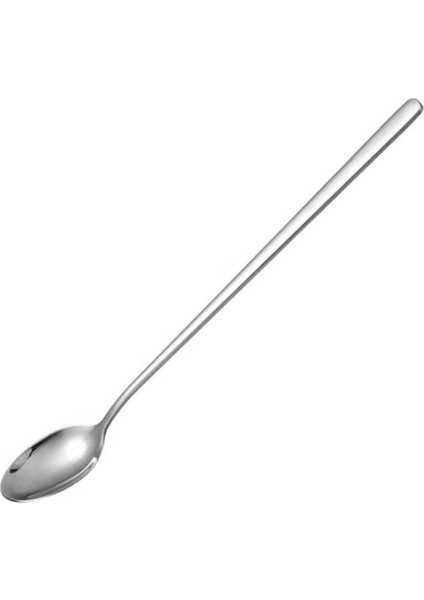 Düz Kokteyl Kaşığı 22 cm, Şık ve Kullanışlı Ev ve Bar Malzemesi