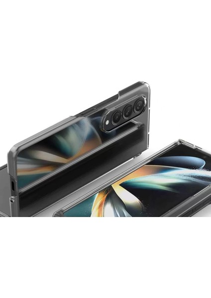 Samsung Galaxy Z Fold 3 Kılıf Fold Tpu Silikon - Şeffaf Inslm