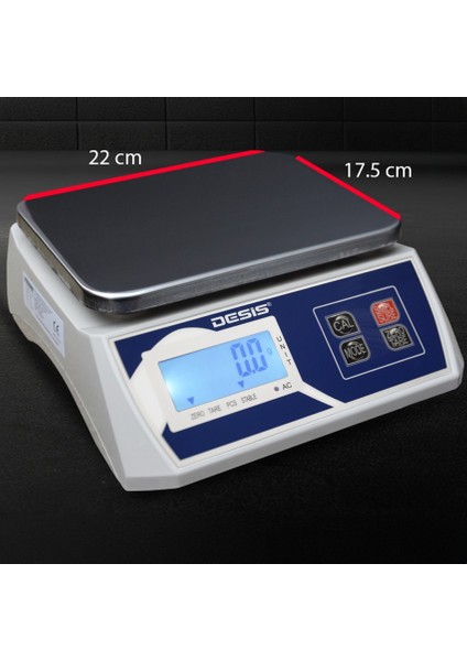 Desis H7W-15 Dijital Terazi 15KG / 0.5gr fiyatları