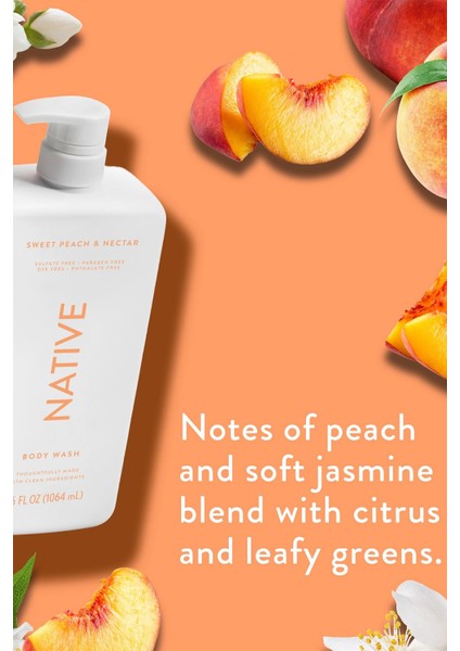 Sweet Peach & Nectar Vücut Şampuanı 1064 ml indirimleri