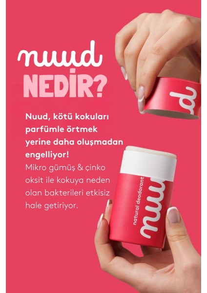 Rosemary x Geranium Stick 45 gr 48 Saat Etkili, Doğal & Vegan Parfümsüz Biberiye x Sardunya Kokulu Stick Deodorant indirimleri