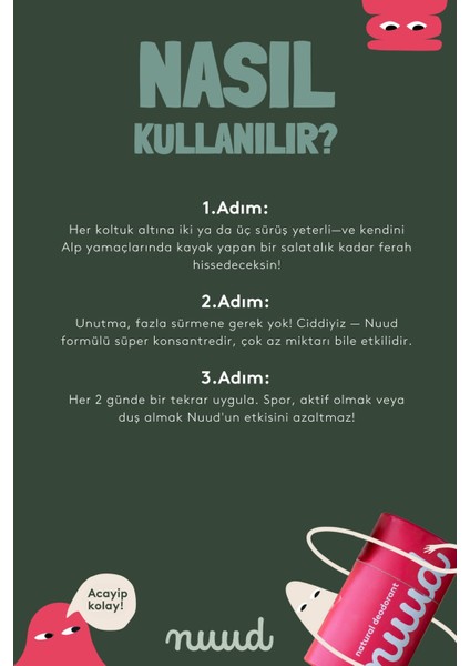 Rosemary x Geranium Stick 45 gr 48 Saat Etkili, Doğal & Vegan Parfümsüz Biberiye x Sardunya Kokulu Stick Deodorant