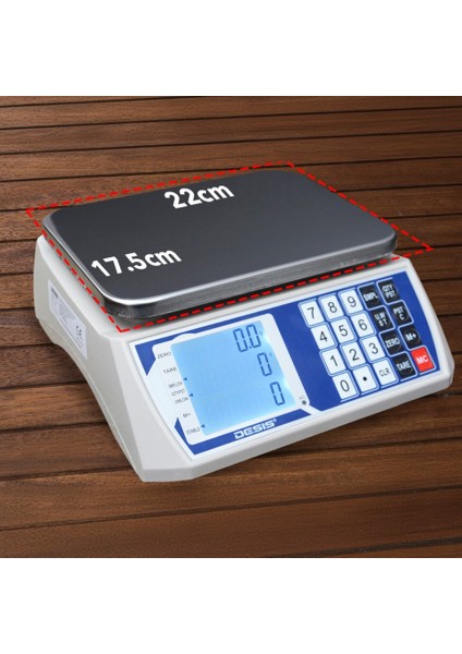 Desis H7C-3 Dijital Sayıcı Terazi 3kg / 0.1gr modelleri