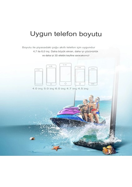 Shinecon SC-G04E 3D Sanal Gerçeklik Gözlüğü - Siyah Inslm
