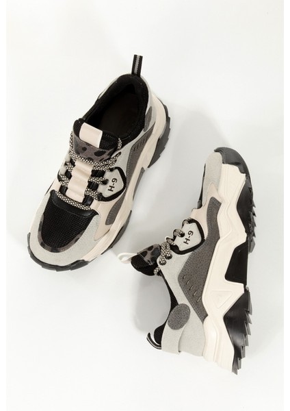 H9 Siyah Gri Sneaker Günlük Spor Ayakkabı modelleri