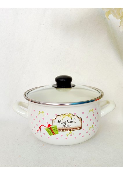 Home Sweet Home Emaye Tencere 2,7 Litre 20 cm Süt Yoğurt Çorba Güveç Tenceresi modelleri