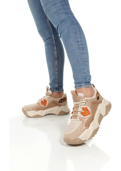 H9 Ten Leopar Sneaker Günlük Spor Ayakkabı