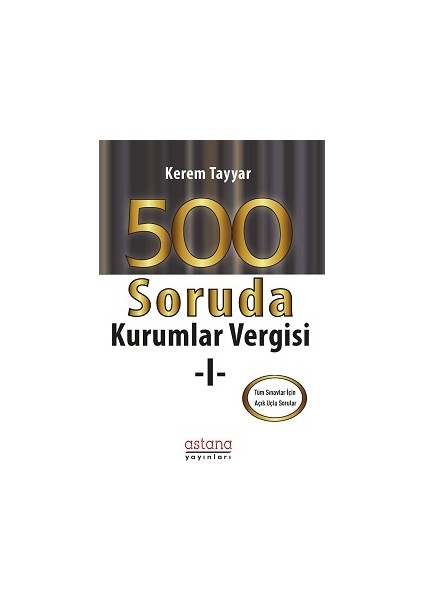 500 Soruda Kurumlar Vergisi 1