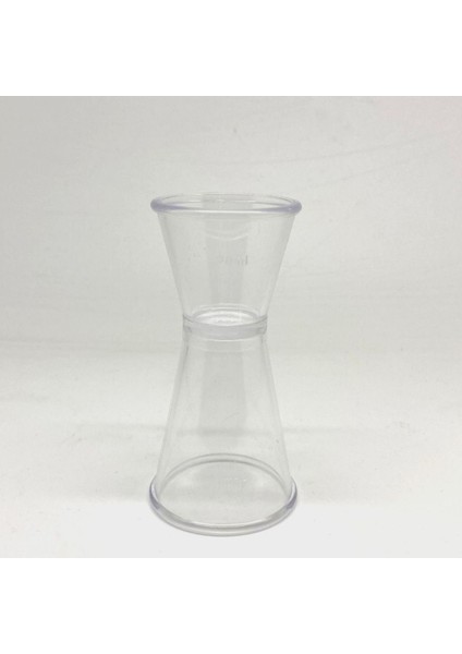 Beyaz 2/4 cl Kokteyl Ölçeği Akrilik Bartender Ölçek 1 L