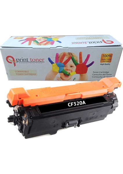 Toner Hp 652A CF320A Siyah Muadil Toner M651DN M680DN CZ248A CZ249A CZ250A CZ256A CZ257A