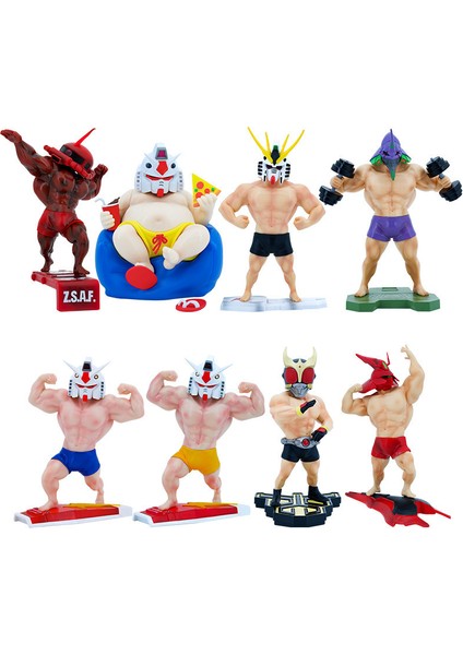 Gundam Şekilli Kalıp Süs 18 cm Protein Tozu Büyük Kas Ustası Zhazha Zaku Ünitesi-1 Kas Yağlı Yuanzu (Yurt Dışından) fiyatları