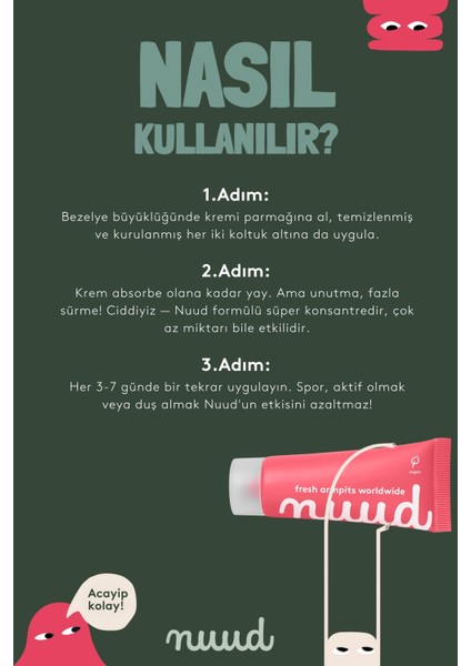 Starter Pack 15 ml- 72 Saat Etkili, Doğal & Vegan Parfümsüz Krem Deodorant