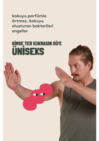 Starter Pack 15 ml- 72 Saat Etkili, Doğal & Vegan Parfümsüz Krem Deodorant