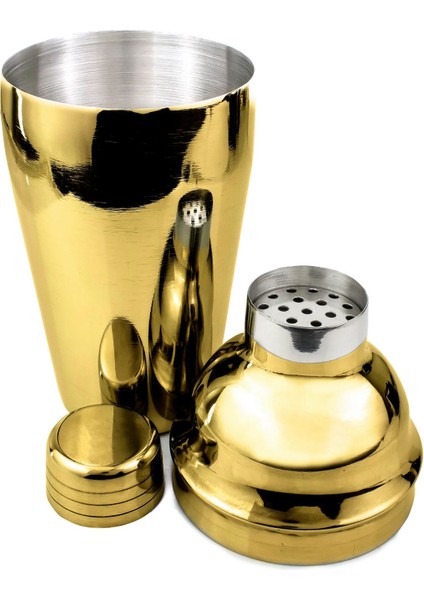 Paslanmaz Çelik Kokteyl Karıştırıcı 350ml, Şık ve Dayanıklı, Gold Renkli fırsatları