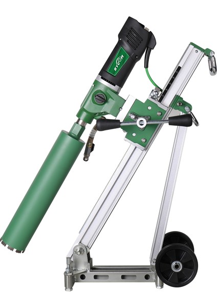 Kömürsüz Motorlu Açılı Sehpalı Karot Seti – 252 mm Delme Kapasiteli modelleri