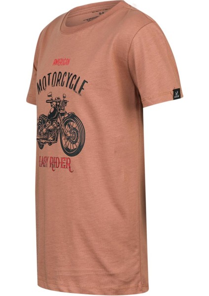 Aja Çocuk Baskılı T-Shirt Kahve 212 fiyatları