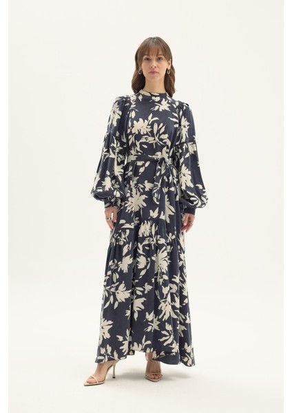 Lonicera Ipek Elbise Desenli