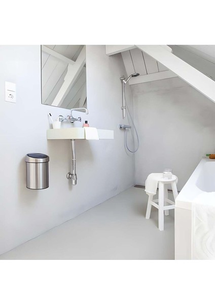 Matt Steel Dokunmatik Duvar Tipi Çöp Kutusu 3l indirimleri