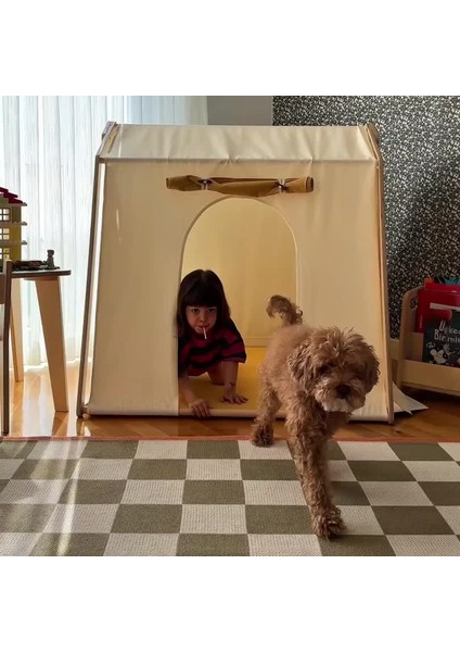 Ahşap Çocuk Oyun Çadırı - Oyun Evi fiyatları
