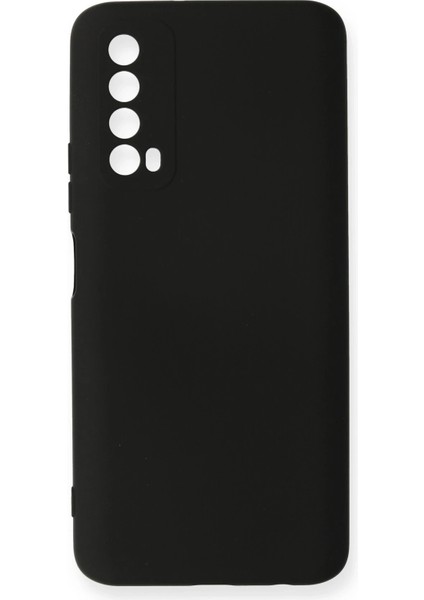 Huawei P Smart 2021 Kılıf Nano Içi Kadife Silikon - Siyah Inslm