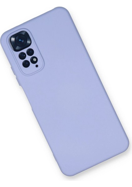 Xiaomi Redmi Note 11 Kılıf Nano Içi Kadife Silikon - Lila Inslm