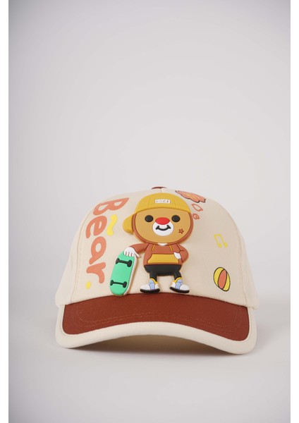 Kitti Erkek Çocuk 2-5 Yaş Figür Modelli Şapka