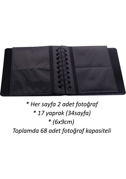 68 Fotoğraf Kapasiteli Spiralli Beyaz Instax Polakart Fotoğraf Albümü modelleri