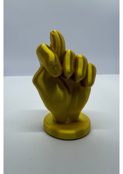 Nah Işareti Dekoratif El Heykeli | Masaüstü 3D Biblo | Modern Ofis ve Ev Süs Eşyası modelleri