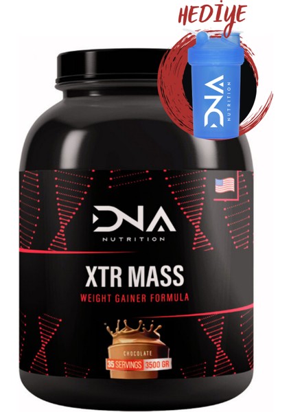 Xtr Mass Gainer Karbonhidrat Tozu 3500 gr Çikolata Aromalı