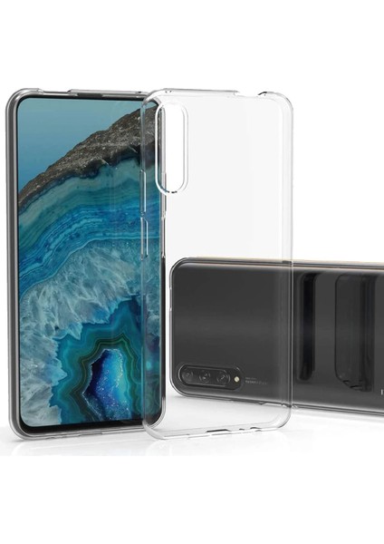 Huawei P Smart Pro / Y9S Kılıf Lüx Şeffaf Silikon Inslm