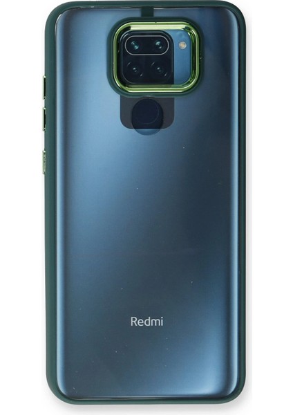 Xiaomi Redmi Note 9 Kılıf Dora Kapak - Haki Yeşil Inslm