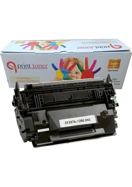 Toner Hp CF287A Muadil Toner Crg 041 Toner 9000 Sayfa M501 M506 M527 LBP312 MF522 MF525