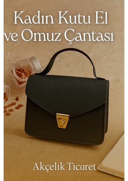 Kadın Kutu El ve Omuz Çantası