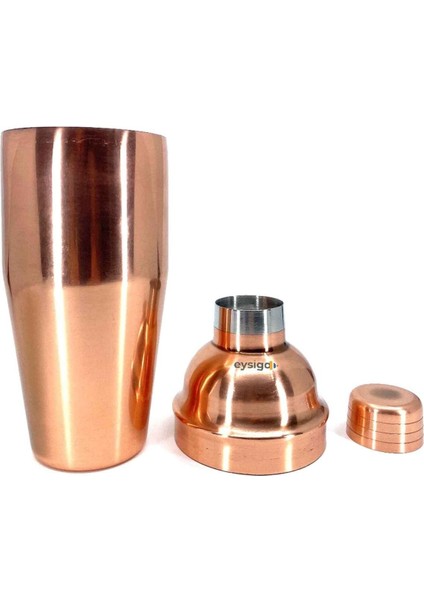 Bakır Kokteyl Şaker Seti, 700 Ml, 2 Parça, Şık ve Kullanışlı Tasarım
